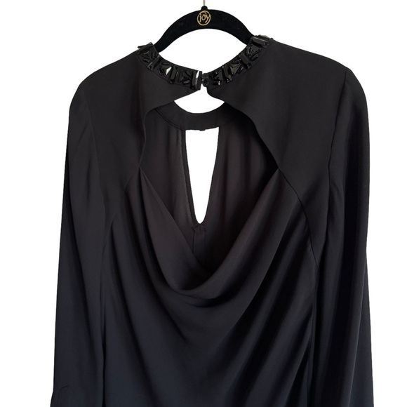 BCBGMAXAZRIA Frances Jewel-Neck Top, Size XXS - Picture 9 of 11